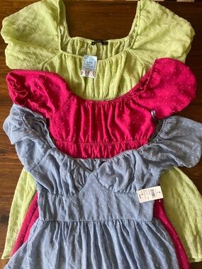 2 NWT S + 1 Used XS Spring Summer Short Dresses Windsor Altar’d State Hesperus